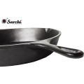 Gewürzte Gusseisen Küche Skillet 10.25 &quot;Bratpfanne Kochen Deep Black